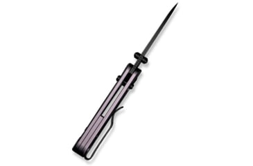 Image of Civivi Knives Baby Banter 2 2.34: Folding Drop Point Plain Black Stonewashed Nitro-V Steel Blade, Purple Textured Aluminum Handle,C23074-2