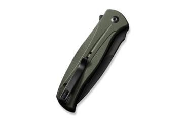 Image of Civivi Knives Incindie 3.48 Folding Spear Point Plain Black Stonewashed 14C28N Steel Blade, OD Green Textured G10 Handle,C23053-2