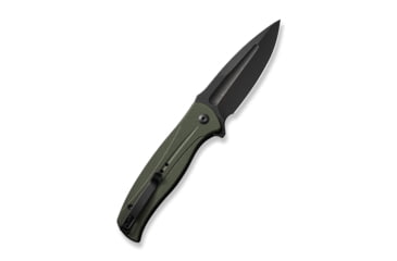Image of Civivi Knives Incindie 3.48 Folding Spear Point Plain Black Stonewashed 14C28N Steel Blade, OD Green Textured G10 Handle,C23053-2