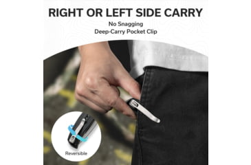 Image of Civivi Knives Incindie 3.48 Folding Spear Point Plain Stonewashed 14C28N Steel Blade, Black Textured G10 Handle,C23053-3