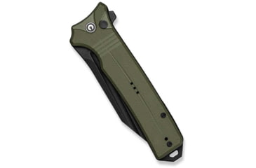 Image of Civivi Knives Neurohaptic EDC 3.74 Folding Clip Point Plain Black Stonewashed Nitro-V Steel Blade, OD Green Textured G10 Handle,C23080-3
