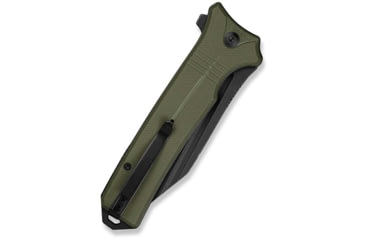 Image of Civivi Knives Neurohaptic EDC 3.74 Folding Clip Point Plain Black Stonewashed Nitro-V Steel Blade, OD Green Textured G10 Handle,C23080-3
