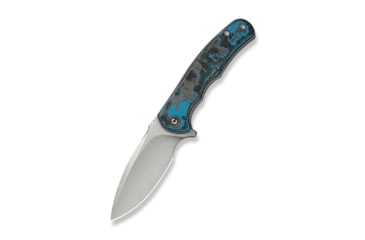 Image of CIVIVI Mini Praxis Flipper Knife Arctic Storm Fat Carbon Fiber Handle - C18026CB-1