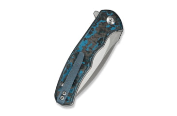 Image of CIVIVI Mini Praxis Flipper Knife Arctic Storm Fat Carbon Fiber Handle - C18026CB-1