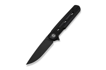 Image of Navo Flipper Knife Black G10 Handle (3.25&quot; Black Stonewashed Nitro-V Blade)
