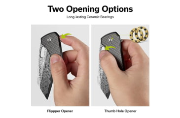 Image of CIVIVI Nugz Flipper &amp; Thumb Hole Knife - C23060-DS1