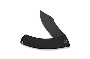 Image of CIVIVI Outlaw Muk Flipper &amp; Button Lock Knife Black G10 Handle 3.47inch Black Stonewashed 14c28n Blade