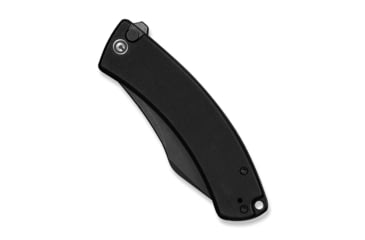Image of CIVIVI Outlaw Muk Flipper &amp; Button Lock Knife Black G10 Handle 3.47inch Black Stonewashed 14c28n Blade