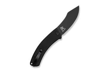 Image of CIVIVI Outlaw Muk Flipper &amp; Button Lock Knife Black G10 Handle 3.47inch Black Stonewashed 14c28n Blade