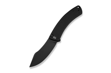 Image of CIVIVI Outlaw Muk Flipper &amp; Button Lock Knife Black G10 Handle 3.47inch Black Stonewashed 14c28n Blade