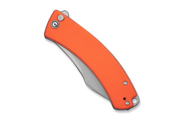 Image of CIVIVI Outlaw Muk Flipper &amp; Button Lock Knife Orange G10 Handle 3.47inch Stonewashed 14c28n Blade