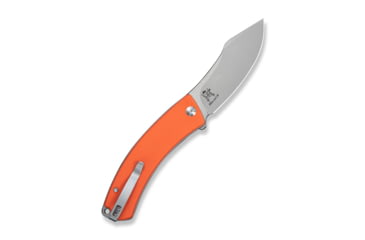 Image of CIVIVI Outlaw Muk Flipper &amp; Button Lock Knife Orange G10 Handle 3.47inch Stonewashed 14c28n Blade