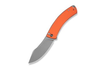 Image of CIVIVI Outlaw Muk Flipper &amp; Button Lock Knife Orange G10 Handle 3.47inch Stonewashed 14c28n Blade