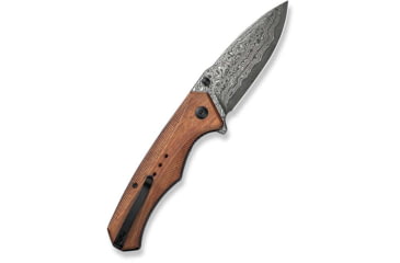 Image of CIVIVI Photonix Flipper &amp; Thumb Stud Knife Guibourtia Wood Handle 3.7inch Damascus Blade C23081b-ds1 - C23081B-DS1