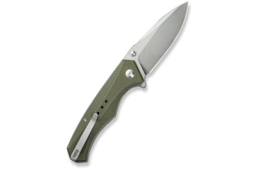 Image of CIVIVI Photonix Flipper &amp; Thumb Stud Knife Od Green Coarse G10 Handle 3.7inch Satin Finished 14c28n Blade C23081b-2 - C23081B-2