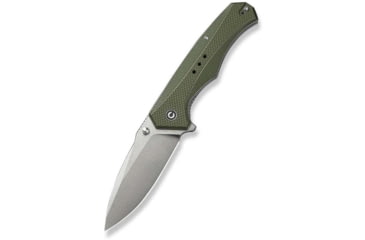 Image of CIVIVI Photonix Flipper &amp; Thumb Stud Knife Od Green Coarse G10 Handle 3.7inch Satin Finished 14c28n Blade C23081b-2 - C23081B-2