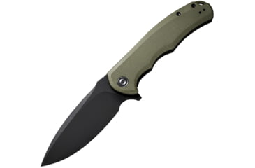 Image of CIVIVI Praxis Linerlock Green G10 Folding Knife, 3.75 black stonewash finish 9Cr18MoV stainless bl, Green G10 handle, C803F