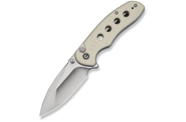 Image of CIVIVI Triptych Flipper &amp; Thumb Stud &amp; Button Lock Knife Ivory G10 Handle 2.97inch Satin Finished 14c28n Blade - C23085B-2
