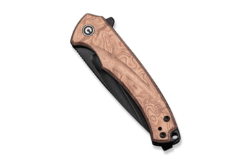Image of CIVIVI Voidflare Folding Knife, 2.92 in, 14C28N, Drop Point Blade, Copper G10/Copper Foil Handle, C24040-3