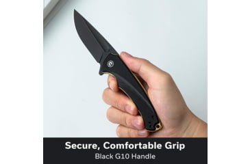 Image of CIVIVI Voidflare Tactical Folding Knife - Model C24040-1 - Lightweight 14c28n Steel Blade With G10 Handle