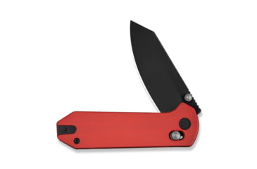 Image of CIVIVI Yonder Thumb Stud &amp; Crossbar Lock Knife Red G10 Handle 2.88inch Black Stonewashed 14c28n Blade