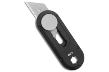 Image of Cjrb CJRB Breeze Manual Utility OTF Knife Black Steel 0.8" Satin, Black, Carbon Steel, adult, BHQ-203082