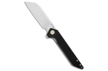 Image of Cjrb CJRB Cutlery Rampart Liner Lock Knife Black G-10 3.5" Stonewash, Black, D2, adult, BHQ-103577