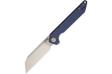 Image of CJRB Rampart Gray Folding Knife, 3.5 stonewash finish D2 tool steel blade, Blue-Gray G10 handle, J1907-GYF
