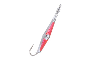 Image of Clarkspoon Spoon Squid #0 with Ball Bearing Swivel, Silver/Pink Flash, Size 5, 0BB-PF