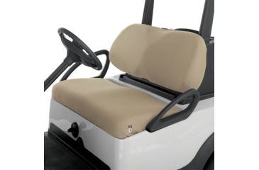 Image of Classic Accessories Fairway Golf Cart Diamond Air Mesh Seat Cover, Khaki 4010574