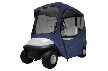 Image of Classic Accessories Fairway Travel Golf Cart Short Roof Enclosure, Navy 4010583