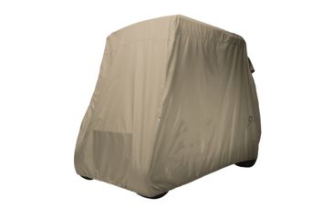 Image of Classic Accessories Golf Cart Cover Short Roof, Light Khaki 4003130