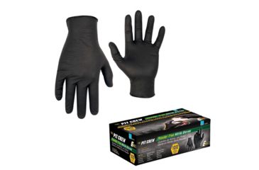 Image of CLC Work Gear Black Nitrile Disposable Glove - Box Of 100 - Large 50864