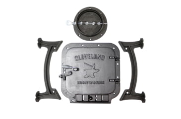 Image of Cleveland Iron Works Barrel Camp Stove Kit, Black, F500300