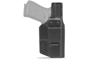 Image of Clip &amp; Carry IWB Kydex Holster for the Glock 19, 19x, 23, 32, 44, Black, Right-Handed, G19-BLK-R