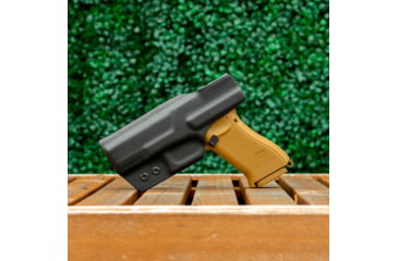 Image of Clip &amp; Carry IWB Kydex Holster for the Glock 19, 19x, 23, 32, 44, Black, Right-Handed, G19-BLK-R