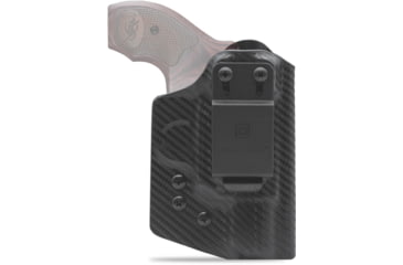 Image of Clip &amp; Carry IWB Kydex Holster for the Kimber K6s 2in, Carbon Fiber Black, Right-Handed, KIK6-2-CF-BLK-R