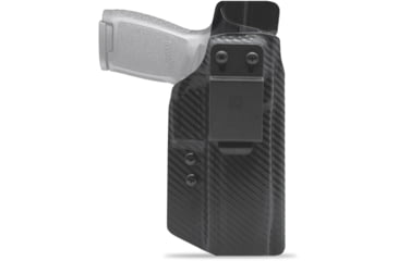 Image of Clip &amp; Carry IWB Kydex Holster for the Sig Sauer P320 Full Size, Carbon Fiber Black, Left-Handed, SSP320-FS-CF-BLK-L