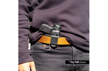 Image of Clip &amp; Carry IWB Kydex Holster for the Sig Sauer P365, Carbon Fiber Black, Right-Handed, SSP365-CF-BLK-R