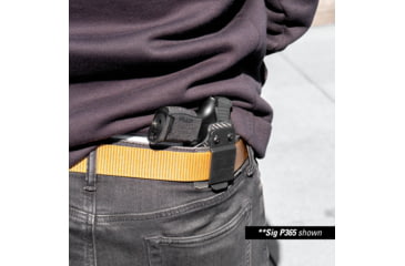 Image of Clip &amp; Carry IWB Kydex Holster for the Sig Sauer P365, Carbon Fiber Black, Right-Handed, SSP365-CF-BLK-R