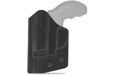 Image of Clip &amp; Carry IWB Kydex Holster for the Smith &amp; Wesson J Frame 442/642/437/637/640/340 2in, Carbon Fiber Black, Right-Handed, SWJ2-CF-BLK-R, EDEMO1