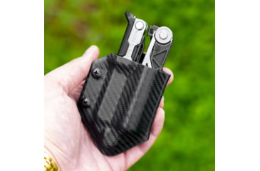 Image of Clip &amp; Carry Kydex Sheath for the Gerber Center-Drive, Carbon Fiber Black, GCDRIVE-CF-BLK