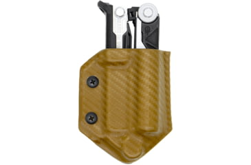 Image of Clip &amp; Carry Kydex Sheath for the Gerber Center-Drive, Carbon Fiber Brown, GCDRIVE-CF-BRN