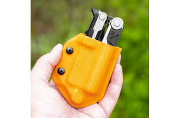 Image of Clip &amp; Carry Kydex Sheath for the Gerber Center-Drive, Carbon Fiber Orange, GCDRIVE-CF-ORNG