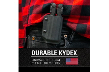 Image of Clip &amp; Carry Kydex Sheath for the Gerber Diesel, Black, GDIESEL-BLK