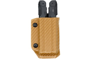 Image of Clip &amp; Carry Kydex Sheath for the Gerber Diesel, Carbon Fiber Brown, GDIESEL-CF-BRN