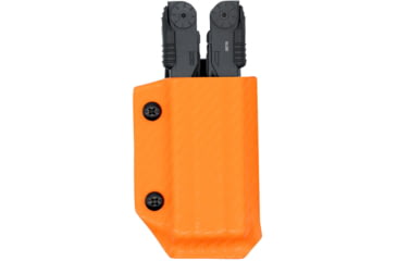 Image of Clip &amp; Carry Kydex Sheath for the Gerber Diesel, Carbon Fiber Orange, GDIESEL-CF-ORNG