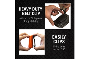 Image of Clip &amp; Carry Kydex Sheath for the Gerber MP600, Black, GMP600-BLK