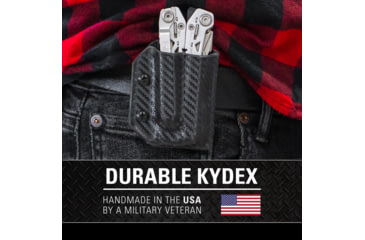 Image of Clip &amp; Carry Kydex Sheath for the Gerber Suspension NXT, Carbon Fiber Black, GSUSP-NXT-CF-BLK