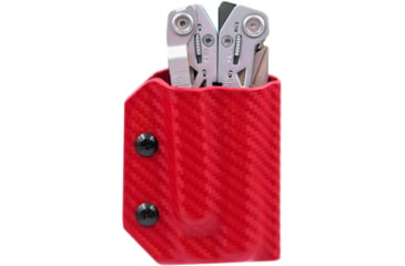Image of Clip &amp; Carry Kydex Sheath for the Gerber Suspension NXT, Carbon Fiber Red, GSUSP-NXT-CF-RED
